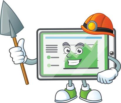 Up Chart Horizontal Table Vector