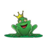 Frog King Illustration vector