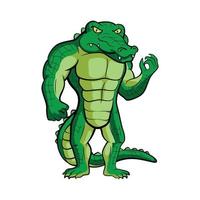 Crocodile Mascot Vector Illustration