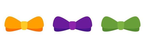 Bow Tie in flat style isolated vector