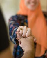 Man proposes for marriage and she said yes photo