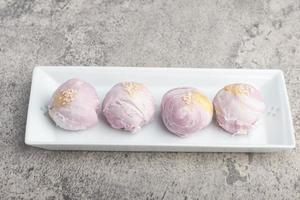 Chinese pastry with taro paste photo