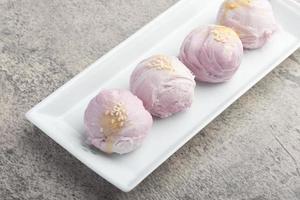 Chinese pastry with taro paste photo