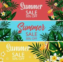 Summer sale, discounts and clearance cheap price vector