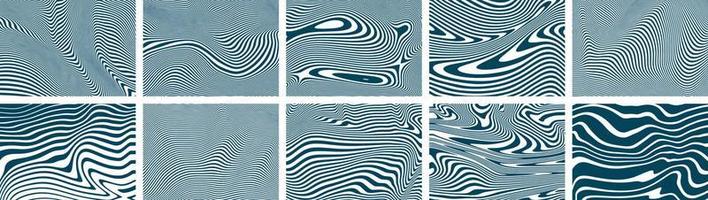 creative abstract stripes for illusion effect on wall, paper, cloth and many more vector