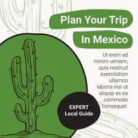 planea tu viaje en mexico, guias locales expertos vector