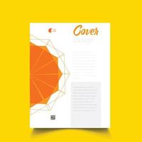 Annual Report Cover Template Free Vector