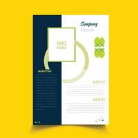 Annual Report Cover Template Free Vector