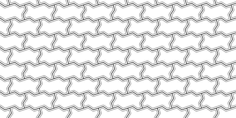 outline paving blocks seamless pattern
