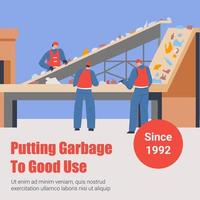 Putting garbage to good use, since 1992 sorting vector