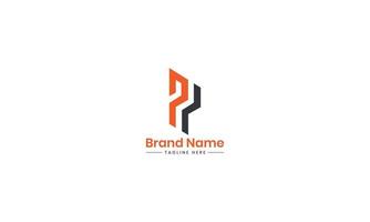 Modern and professional PP letter initial logo design pro Vector