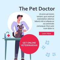 Pet doctor veterinario perro curado en clínicas