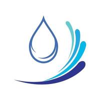 water drop logo illustration design vector