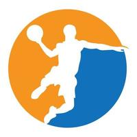 logotipo de baloncesto vector