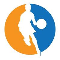 logotipo de baloncesto vector