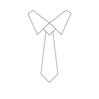 simple tie logo vector template