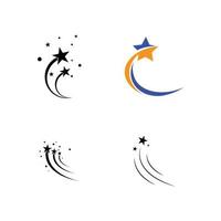 simple and trendy star logo illustration design vector