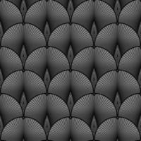 Fondo de vector transparente negro con hojas de ginkgo biloba gris