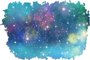 Sublimationspinsel Galaxie Weltraum Hintergrund png