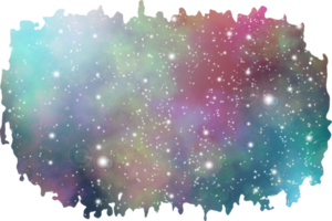 Sublimationspinsel Galaxie Weltraum Hintergrund png