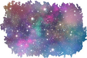 Sublimationspinsel Galaxie Weltraum Hintergrund png