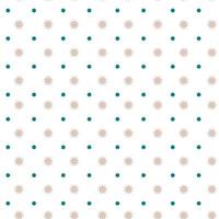 Polka dot seamless pattern, abstract white print vector