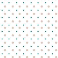 Polka dot seamless pattern, abstract white print vector