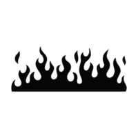 ilustración de un icono de fuego png