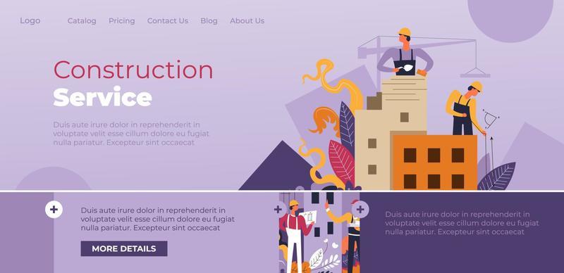 Construction service, builder team building house