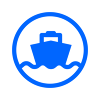 ícone de navio para entrega de carga png