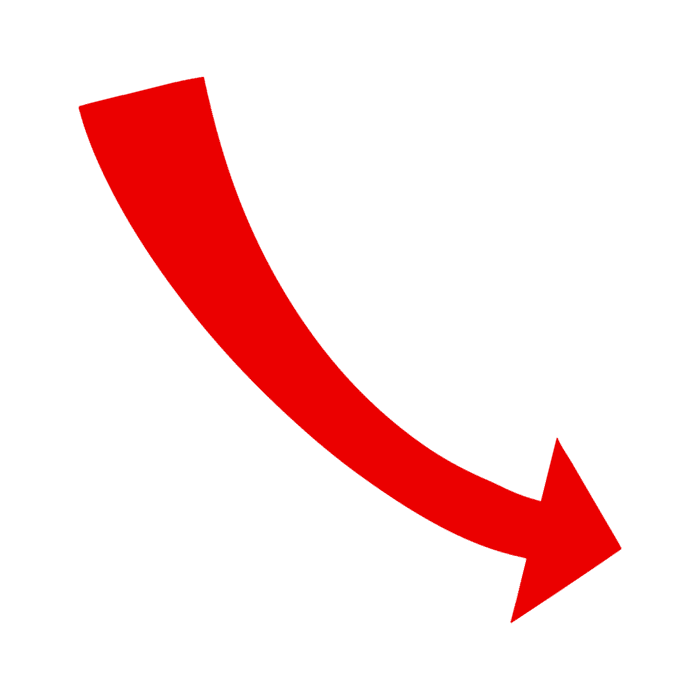 Red Down Arrow PNGs for Free Download