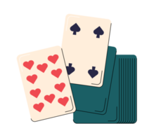 playing cards isolated png