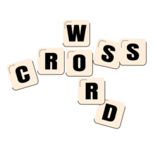 Crossword. puzzle solving concept png