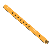 flute music isolated png