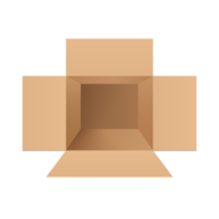 empty parcel box was opened. png