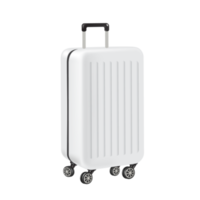 valise blanche à roulettes png