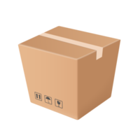 caja de paquete marrón png