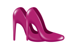 purple high heels png