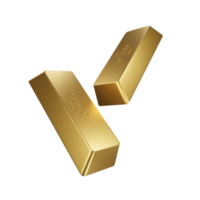 gold bars for financial advertising design png