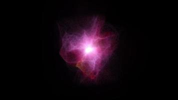 Abstract celestial light forms shine - Loop video