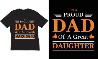 Dad T-shirt Design vector