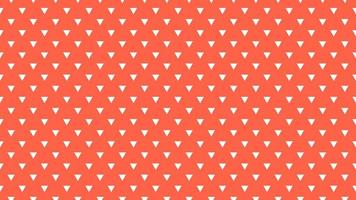 white color triangles over tomato orange background vector