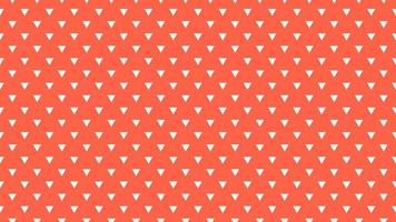 white color triangles over tomato orange background vector