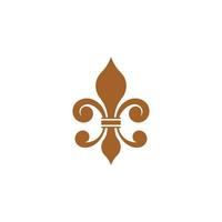 Fleur de lis vector icon design