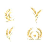vector de trigo de agricultura