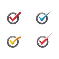 check mark icon vector illustration