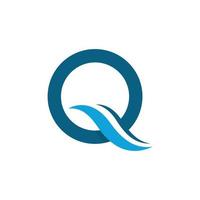 Q Letter icon vector