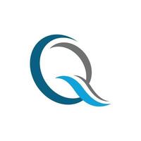 Q Letter icon vector