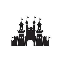 Castle vector illustration icon