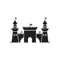 Castle vector illustration icon